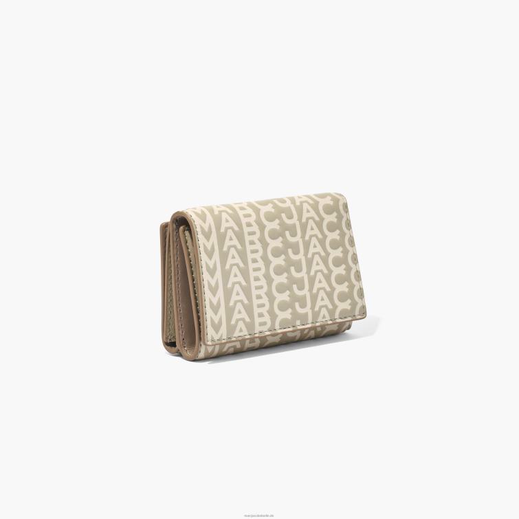 die mittelgroße dreifach gefaltete Geldbörse mit Monogramm D868H246 Marc Jacobs
