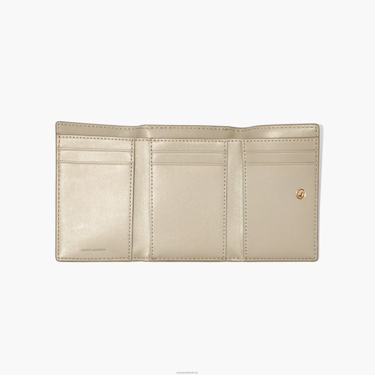 die mittelgroße dreifach gefaltete Geldbörse mit Monogramm D868H246 Marc Jacobs