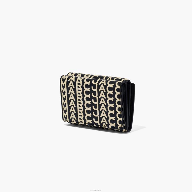 die mittelgroße dreifach gefaltete Geldbörse mit Monogramm D868H248 Marc Jacobs