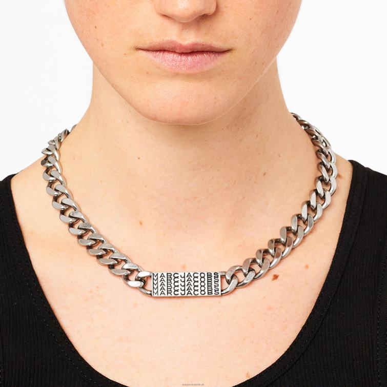 Die Barcode-Monogramm-ID-Kettenhalskette D868H418 Marc Jacobs