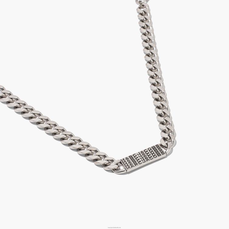 Die Barcode-Monogramm-ID-Kettenhalskette D868H418 Marc Jacobs