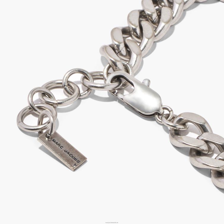 Die Barcode-Monogramm-ID-Kettenhalskette D868H418 Marc Jacobs