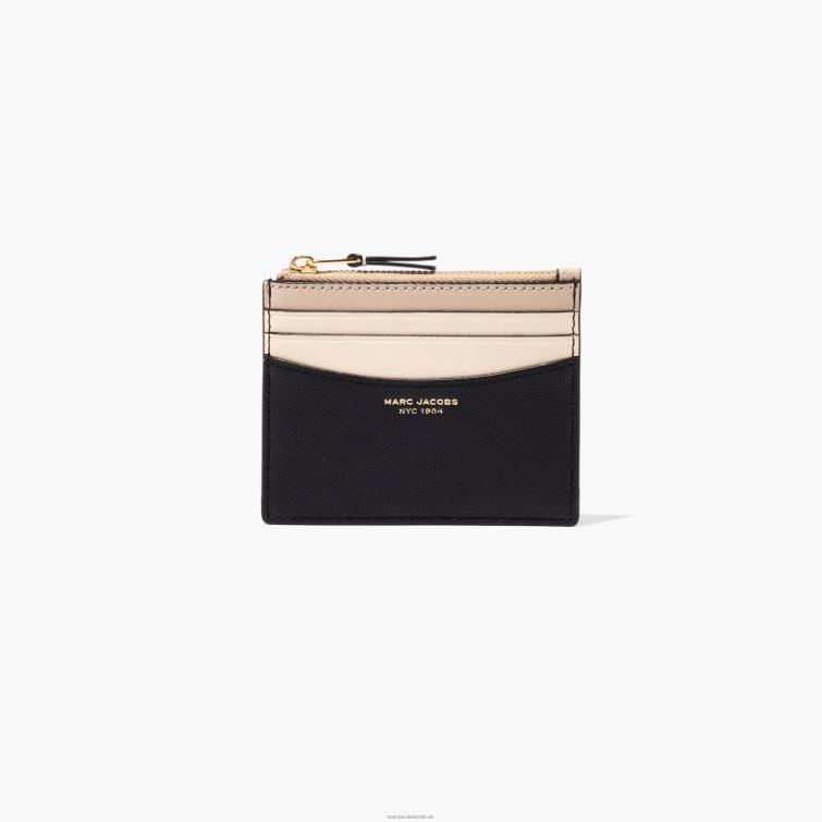 Das schlanke 84-Farbblock-Kartenetui mit Reißverschluss D868H328 Marc Jacobs