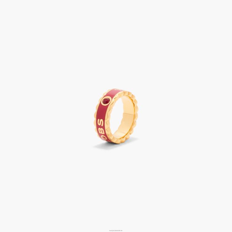 der Jakobsmuschel-Medaillonring D868H469 Marc Jacobs