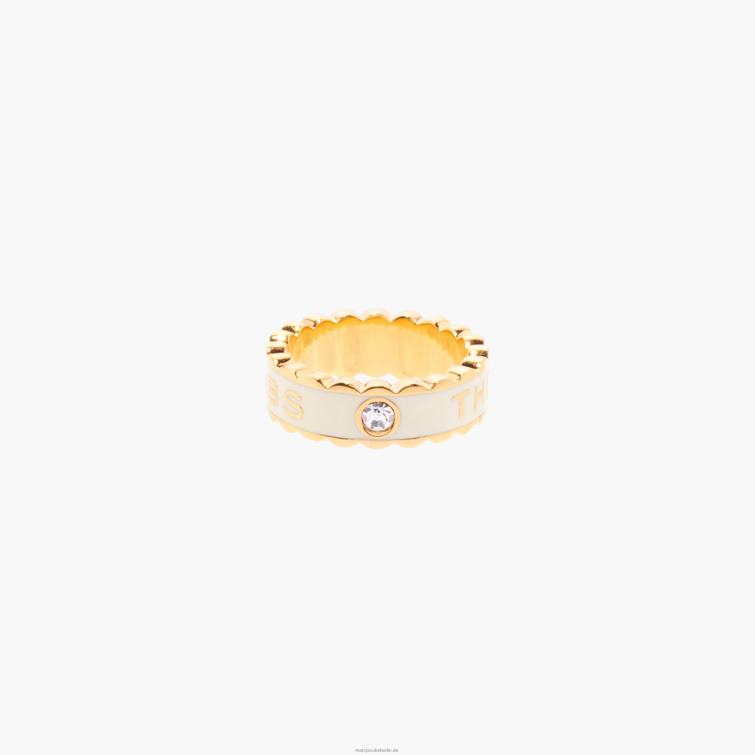 der Jakobsmuschel-Medaillonring D868H470 Marc Jacobs